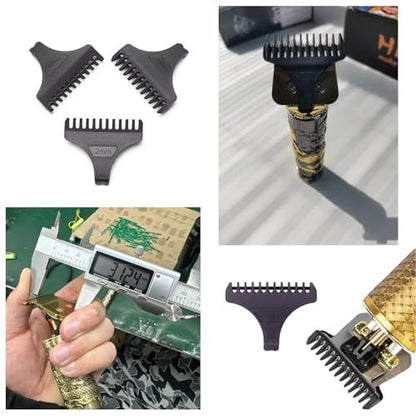 TorSor 8 Pack Hair Clipper Limit Comb Guide Set - 1MM, 2MM, 3MM Guides with Protection Guard Cover for T9 Vintage T-Blade Trimmers