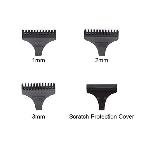 TorSor 8 Pack Hair Clipper Limit Comb Guide Set - 1MM, 2MM, 3MM Guides with Protection Guard Cover for T9 Vintage T-Blade Trimmers - görsel 10