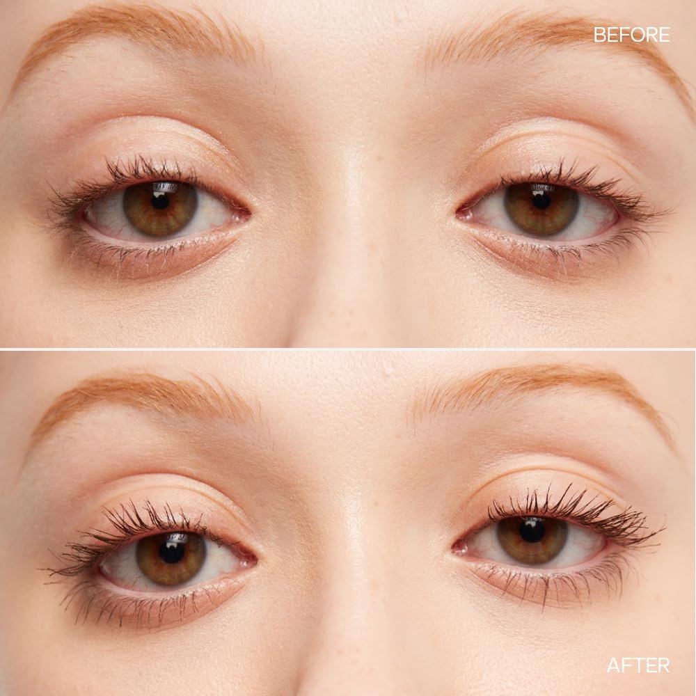 Saie Mascara 101 - Lash Lengthening Mascara for Thick, Bold, Lifted Lashes - Buildable Eye Makeup Formulated to Strengthen and Condition with Rich Nutrients - Brown (0.31 oz) Avelisse