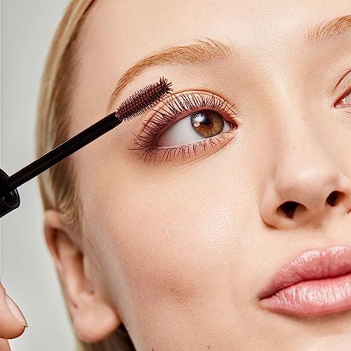 Saie Mascara 101 - Lash Lengthening Mascara for Thick, Bold, Lifted Lashes - Buildable Eye Makeup Formulated to Strengthen and Condition with Rich Nutrients - Brown (0.31 oz) Avelisse