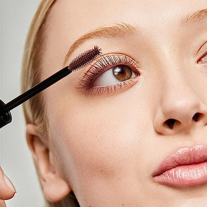 Saie Mascara 101 - Lash Lengthening Mascara for Thick, Bold, Lifted Lashes - Buildable Eye Makeup Formulated to Strengthen and Condition with Rich Nutrients - Brown (0.31 oz) Avelisse
