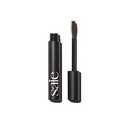 Saie Mascara 101 - Lash Lengthening Mascara for Thick, Bold, Lifted Lashes - Buildable Eye Makeup Formulated to Strengthen and Condition with Rich Nutrients - Brown (0.31 oz) Avelisse