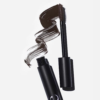 Saie Mascara 101 - Lash Lengthening Mascara for Thick, Bold, Lifted Lashes - Buildable Eye Makeup Formulated to Strengthen and Condition with Rich Nutrients - Brown (0.31 oz) Avelisse