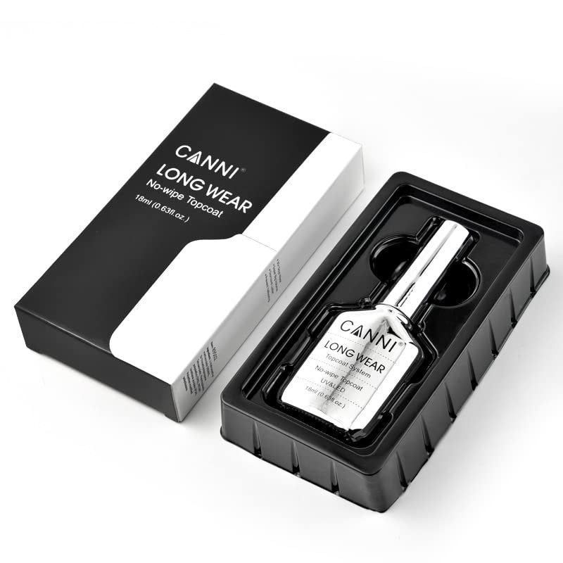 CANNI 18ml No Wipe Gel Top Coat – Scratch Resistant, High Gloss, Long Lasting Clear Top Coat for LED Lamps - görsel 13
