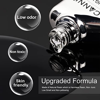 CANNI 18ml No Wipe Gel Top Coat – Scratch Resistant, High Gloss, Long Lasting Clear Top Coat for LED Lamps