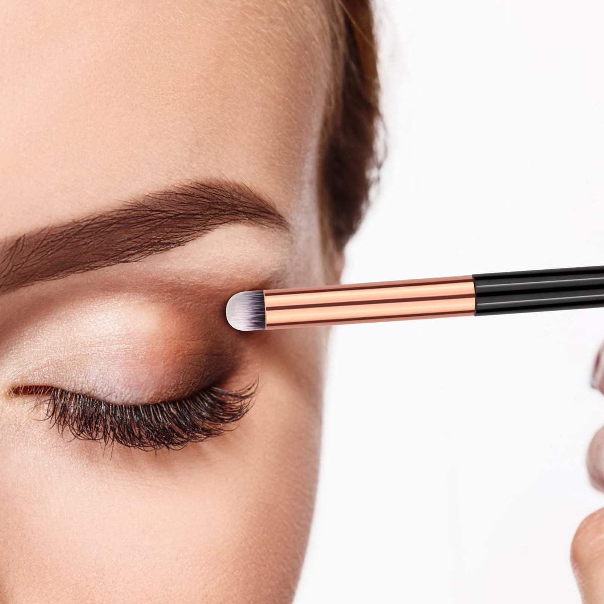 Uorpoto Round Eye Makeup Brushes Set - 3-Piece Professional Concealer & Eyeshadow Blending Brushes for Card Making & Cosmetics Avelisse