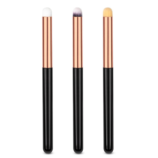 Uorpoto Round Eye Makeup Brushes Set - 3-Piece Professional Concealer & Eyeshadow Blending Brushes for Card Making & Cosmetics Avelisse