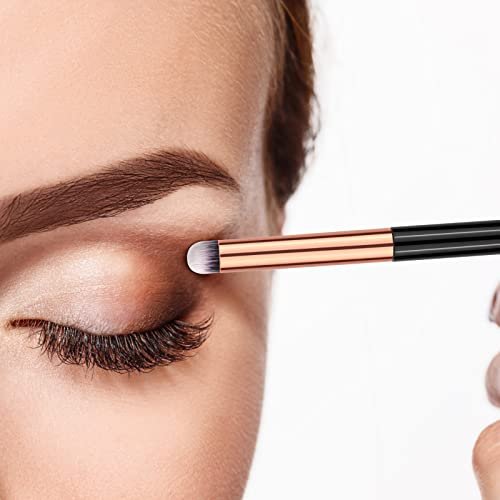 Uorpoto Round Eye Makeup Brushes Set - 3-Piece Professional Concealer & Eyeshadow Blending Brushes for Card Making & Cosmetics Avelisse