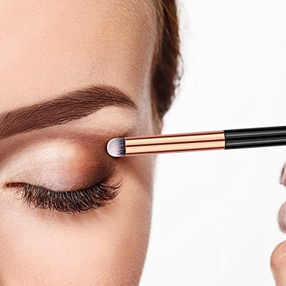 Uorpoto Round Eye Makeup Brushes Set - 3-Piece Professional Concealer & Eyeshadow Blending Brushes for Card Making & Cosmetics Avelisse