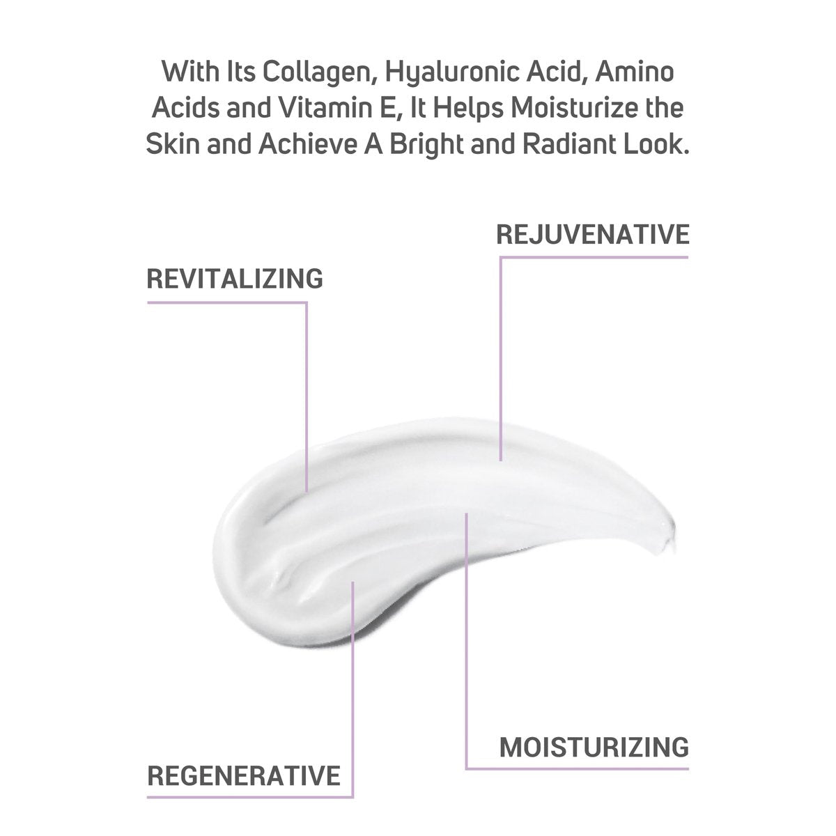 ClinicLab Collagen Cream for Face with Hyaluronic Acid & Vitamin E - Hydrating Daily Face Moisturizer for Women & Men, 1.69 fl oz - görsel 7