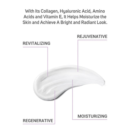 ClinicLab Collagen Cream for Face with Hyaluronic Acid & Vitamin E - Hydrating Daily Face Moisturizer for Women & Men, 1.69 fl oz