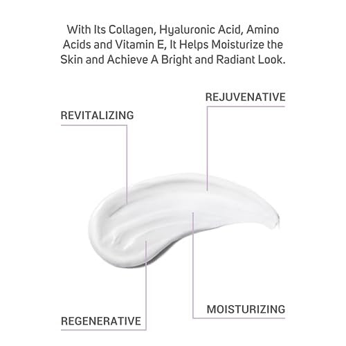 ClinicLab Collagen Cream for Face with Hyaluronic Acid & Vitamin E - Hydrating Daily Face Moisturizer for Women & Men, 1.69 fl oz - görsel 8