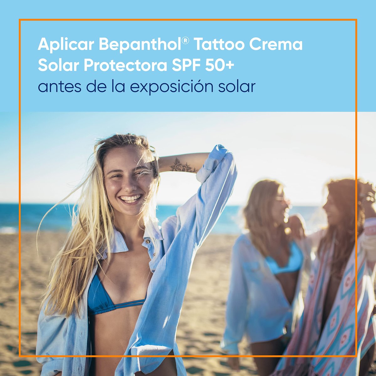 Bepanthol Tattoo Sun Cream SPF 50 - 50 ml | Sun Protection for Tattoos - görsel 17