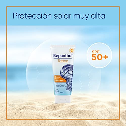 Bepanthol Tattoo Sun Cream SPF 50 - 50 ml | Sun Protection for Tattoos - görsel 14