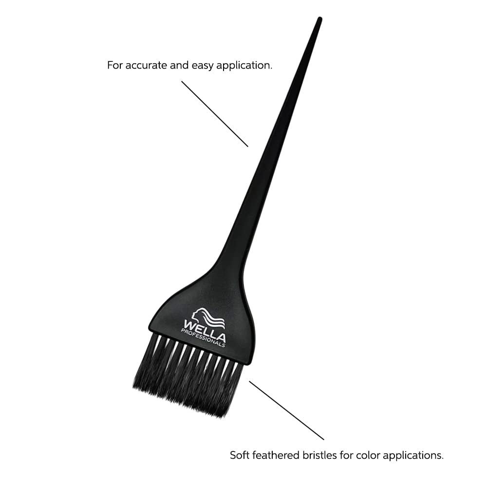 Wella Professionals Color Brush – Black with Wella Logo, Ideal for Color Mixing & Application, Professional & At-Home Use - görsel 3