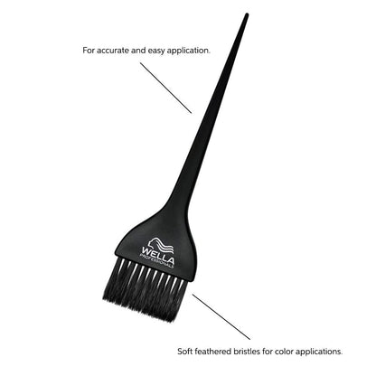 Wella Professionals Color Brush – Black with Wella Logo, Ideal for Color Mixing & Application, Professional & At-Home Use