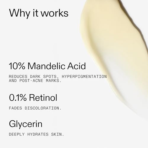 The INKEY List Mandelic Acid Treatment – Fade Hyperpigmentation & Acne Marks, Fragrance-Free Serum for All Skin Types Avelisse