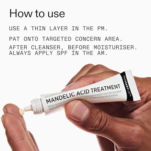 The INKEY List Mandelic Acid Treatment – Fade Hyperpigmentation & Acne Marks, Fragrance-Free Serum for All Skin Types Avelisse