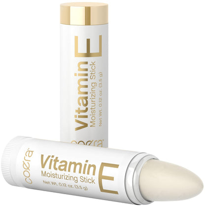 Coera Vitamin E Moisturizing Stick for Lips - .12 oz (2 Pack) - Hydrating & Nourishing Lip Balm, Free of Parabens, SLS & Fragrances