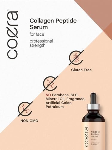 Coera Collagen Peptides Face Serum with Verisol – Professional Strength, Paraben-Free, 4 fl oz - görsel 10