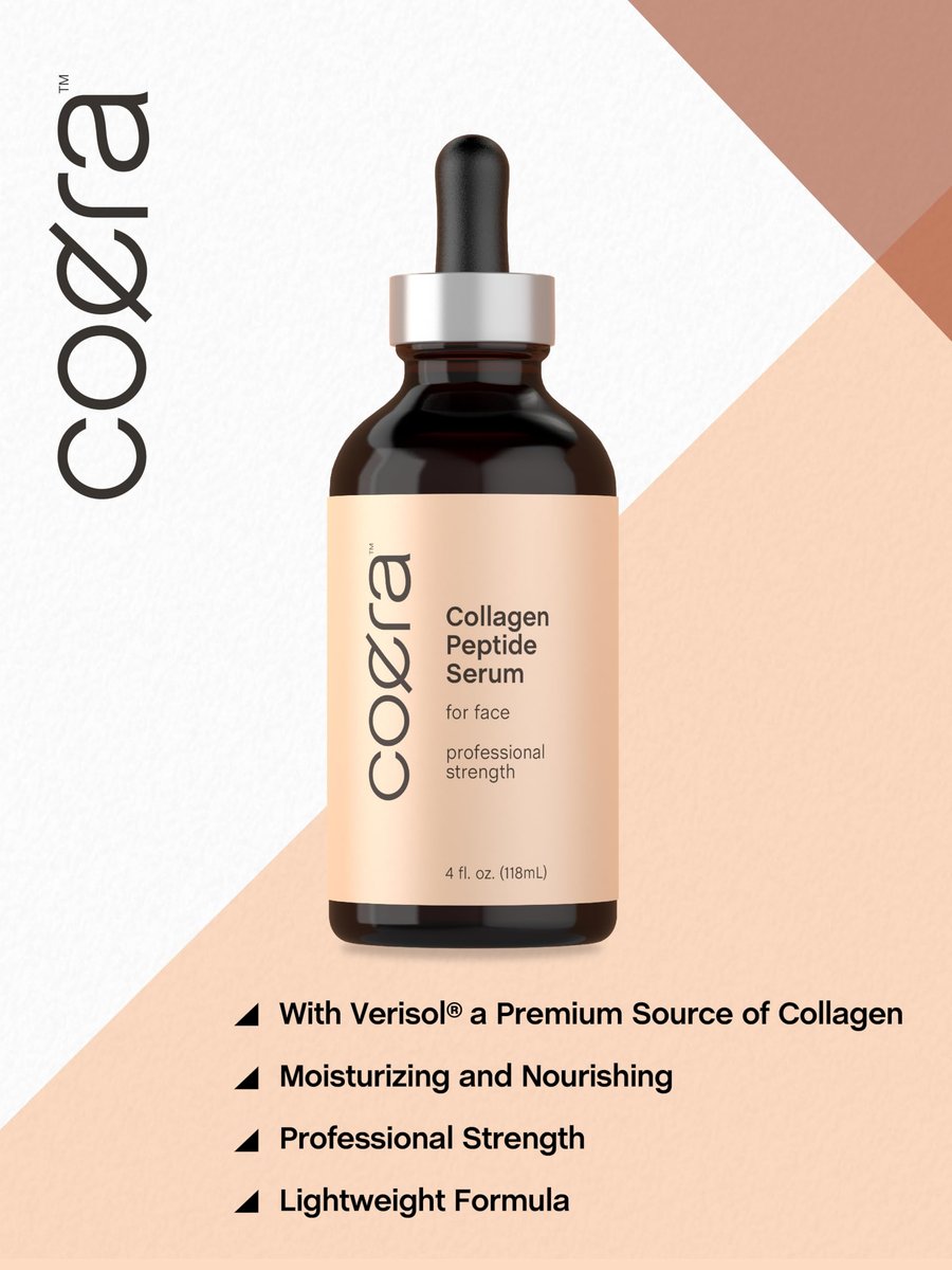Coera Collagen Peptides Face Serum with Verisol – Professional Strength, Paraben-Free, 4 fl oz - görsel 7
