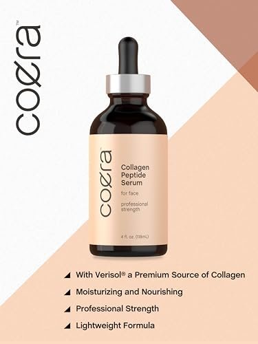 Coera Collagen Peptides Face Serum with Verisol – Professional Strength, Paraben-Free, 4 fl oz - görsel 8
