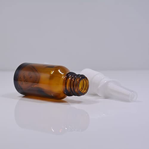 GSHLLO 6 Pack 15ml Glass Nasal Spray Bottles - Refillable Empty Nose Sprayers with Fine Mist Pump for Travel and Home - görsel 9