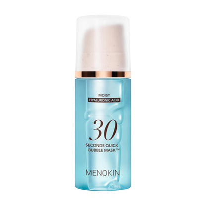 MENOKIN 30 Seconds Quick Bubble Mask [MOIST] - Hyaluronic Acid Micro-Bubble Mask for Deep Hydration, Niacinamide, Korean Skin Care Essential, 70 Uses, 3.21 fl.oz