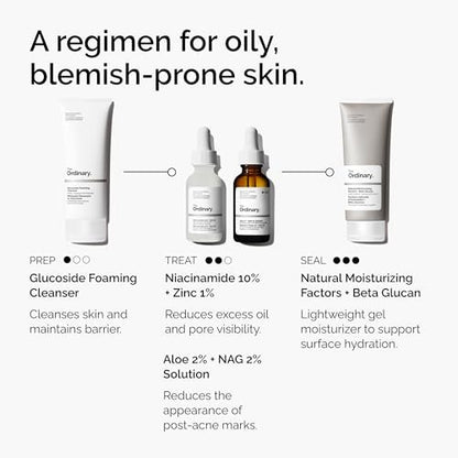 The Ordinary Aloe 2% + NAG 2% Solution – Soothing Serum for Post-Acne Marks, 1 fl oz Avelisse