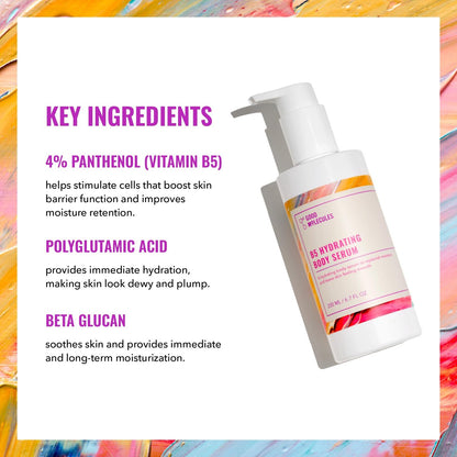 Good Molecules B5 Hydrating Body Serum – Vitamin B5 & Beta Glucan Ultra-Hydrating Body Serum for Plump, Supple Skin Avelisse