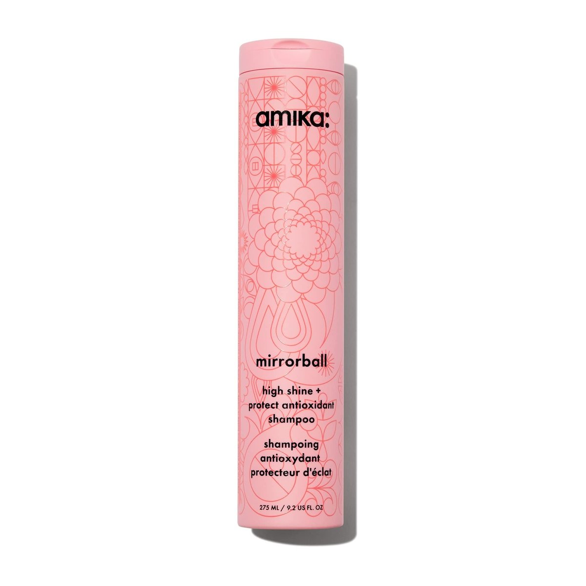 Amika Mirrorball High Shine + Protect Antioxidant Shampoo - Signature Scent, 9.2 Fl Oz Avelisse