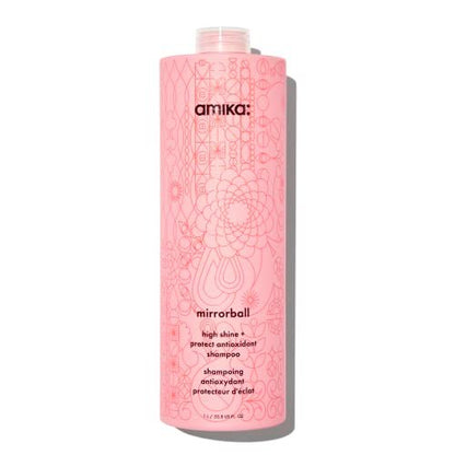 Amika Mirrorball High Shine + Protect Antioxidant Shampoo, 33.8 fl oz Avelisse