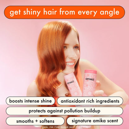 Amika Mirrorball High Shine + Protect Antioxidant Shampoo, 33.8 fl oz Avelisse