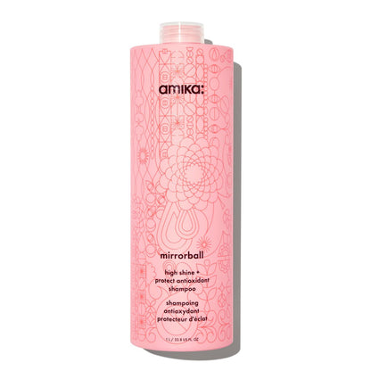 Amika Mirrorball High Shine + Protect Antioxidant Shampoo, 33.8 fl oz Avelisse