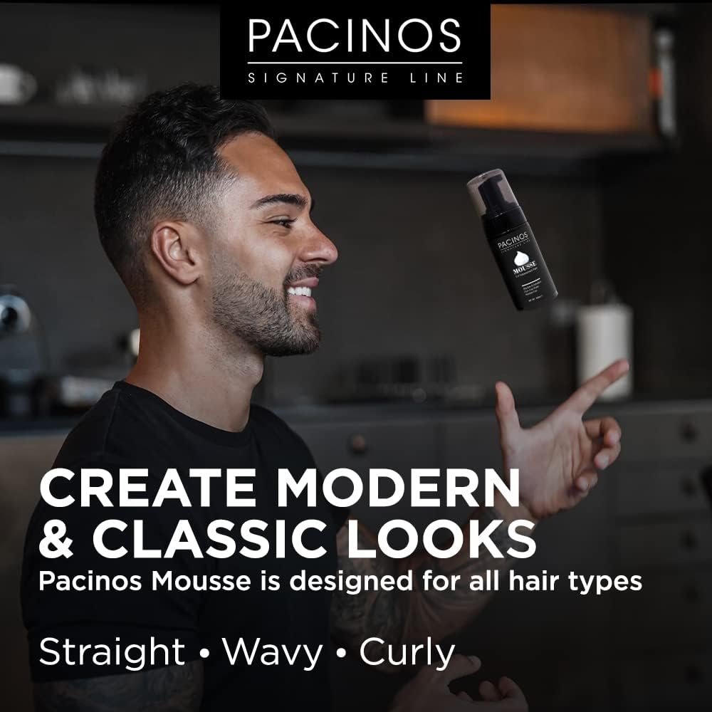 Pacinos Signature Line Curl Enhancing Mousse - Light Hold Hair Mousse and Styling Foam for Curly, Wavy, and Coily Hair - 3.38 oz - görsel 9