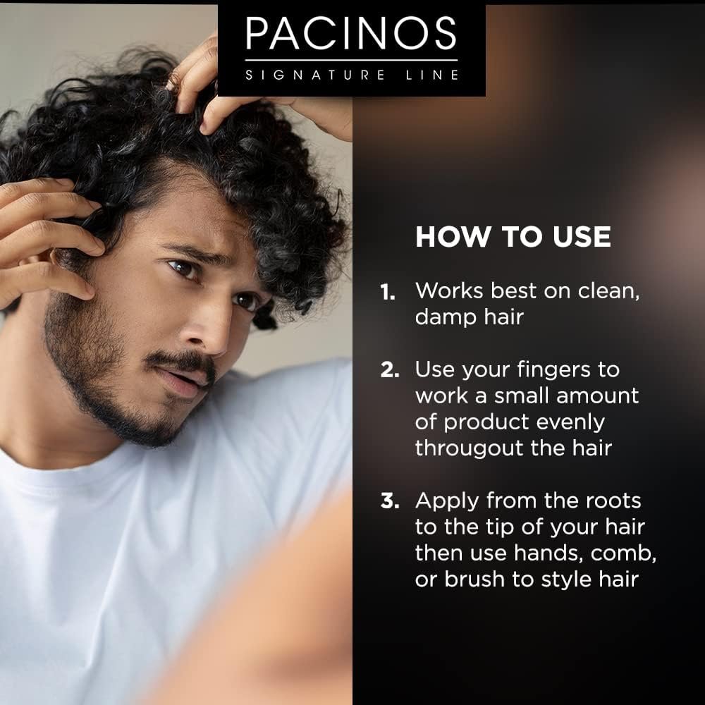 Pacinos Signature Line Curl Enhancing Mousse - Light Hold Hair Mousse and Styling Foam for Curly, Wavy, and Coily Hair - 3.38 oz - görsel 11
