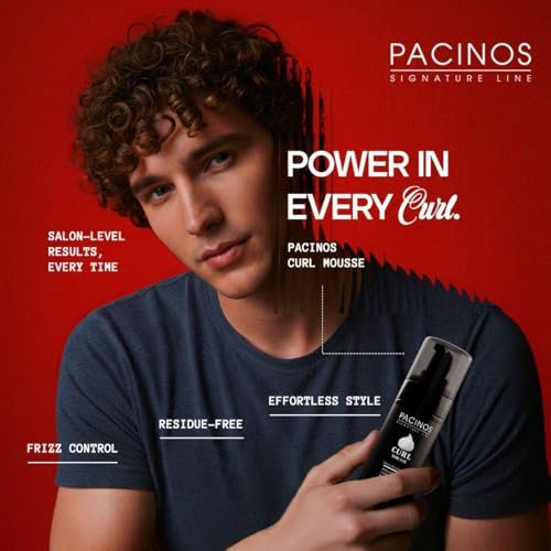 Pacinos Signature Line Curl Enhancing Mousse - Light Hold Hair Mousse and Styling Foam for Curly, Wavy, and Coily Hair - 3.38 oz - görsel 4