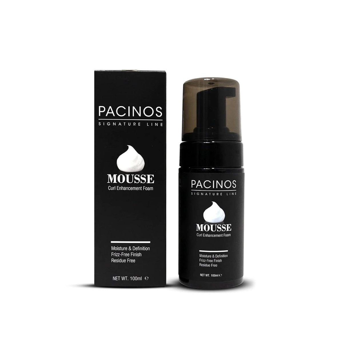 Pacinos Signature Line Curl Enhancing Mousse - Light Hold Hair Mousse and Styling Foam for Curly, Wavy, and Coily Hair - 3.38 oz - görsel 1