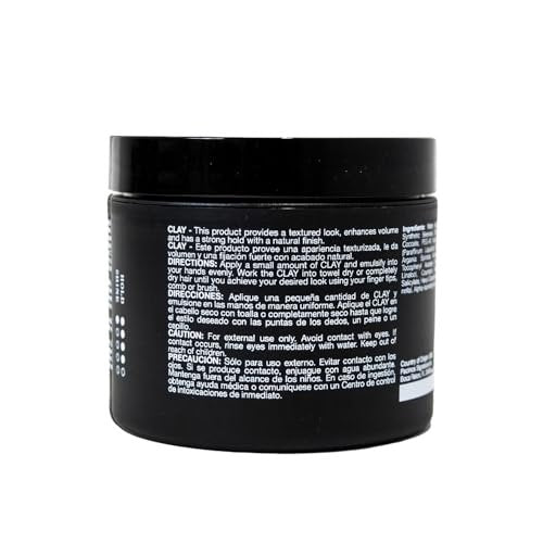 Pacinos Signature Line Clay Hair Paste - Long Lasting Styling Wax with Firm Hold for All Hair Styles (4 oz) Avelisse