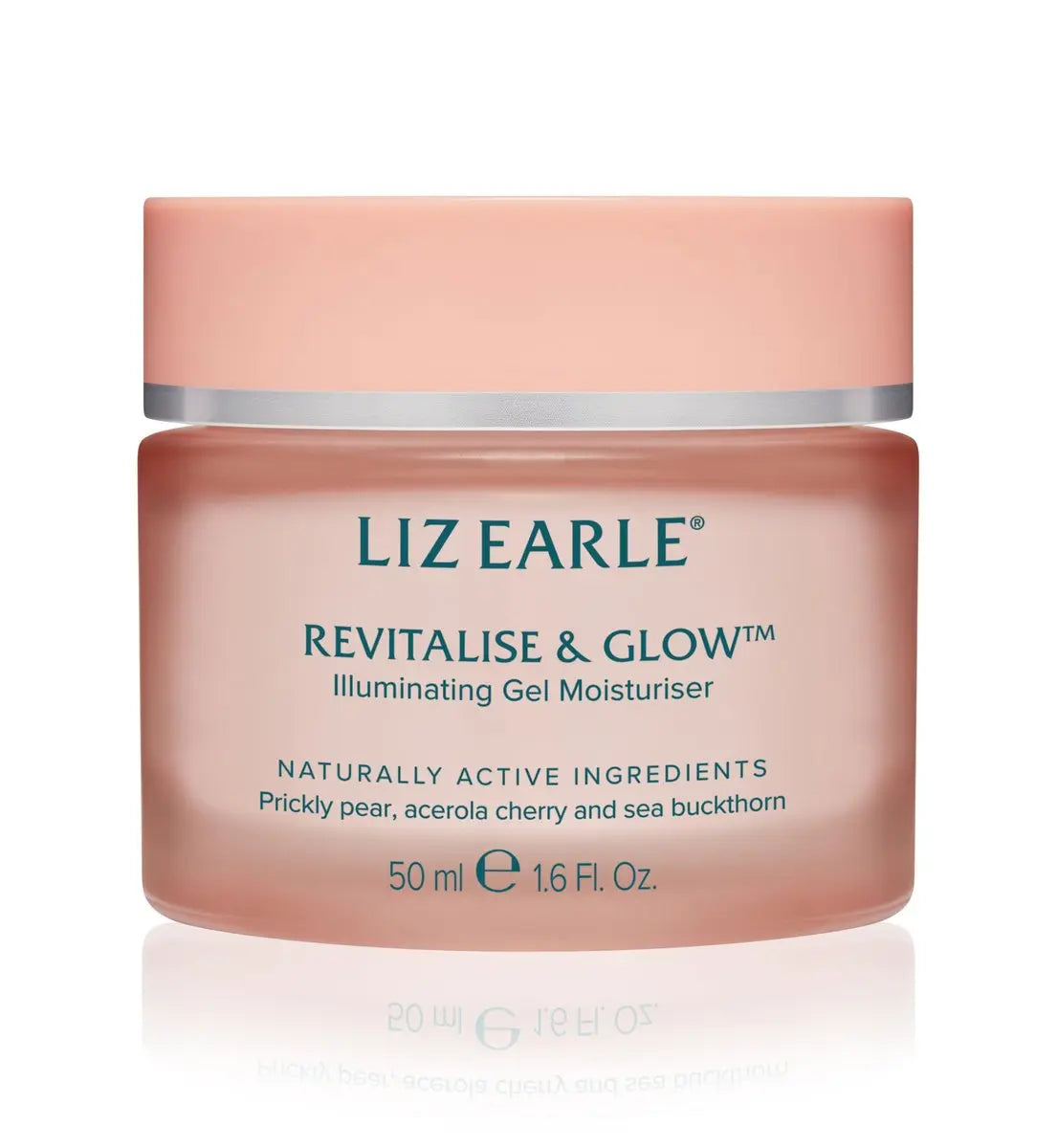 Liz Earle Revitalize & Glow Illuminating Gel Moisturizer - Brightening Vitamin C Face Cream & Pore Minimizer - Enriched with Acerola Cherry to Gently Exfoliate Skin and Boost Hydration (50ml) Avelisse