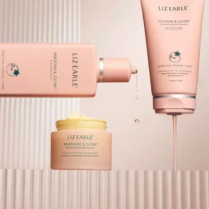 Liz Earle Revitalize & Glow Illuminating Gel Moisturizer - Brightening Vitamin C Face Cream & Pore Minimizer - Enriched with Acerola Cherry to Gently Exfoliate Skin and Boost Hydration (50ml) Avelisse