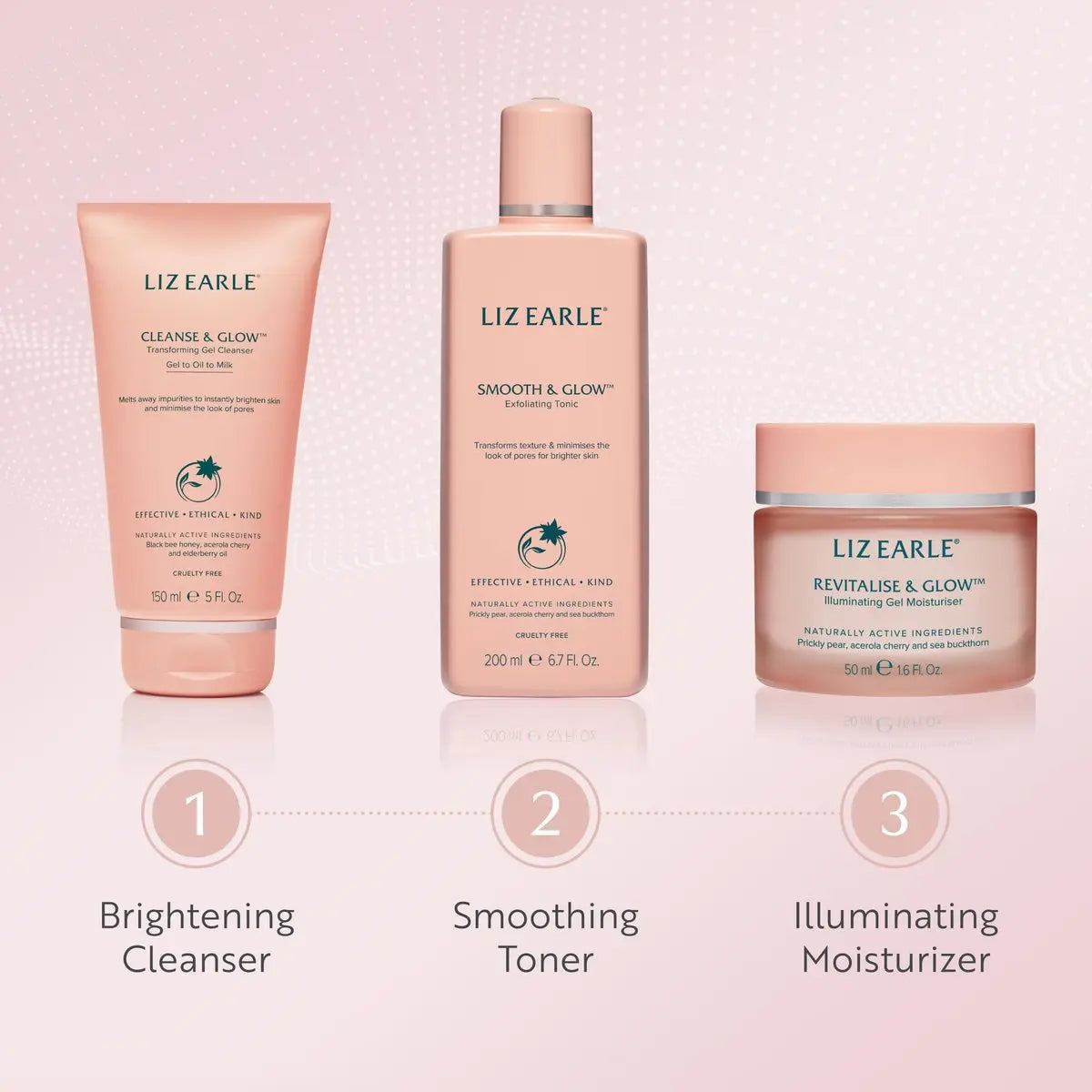 Liz Earle Revitalize & Glow Illuminating Gel Moisturizer - Brightening Vitamin C Face Cream & Pore Minimizer - Enriched with Acerola Cherry to Gently Exfoliate Skin and Boost Hydration (50ml) Avelisse