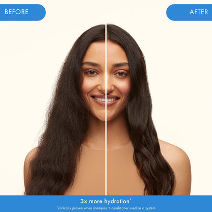 Amika Hydro Dream Hair Routine Trial Set - Hydrating Shampoo & Conditioner for Dry Hair Avelisse
