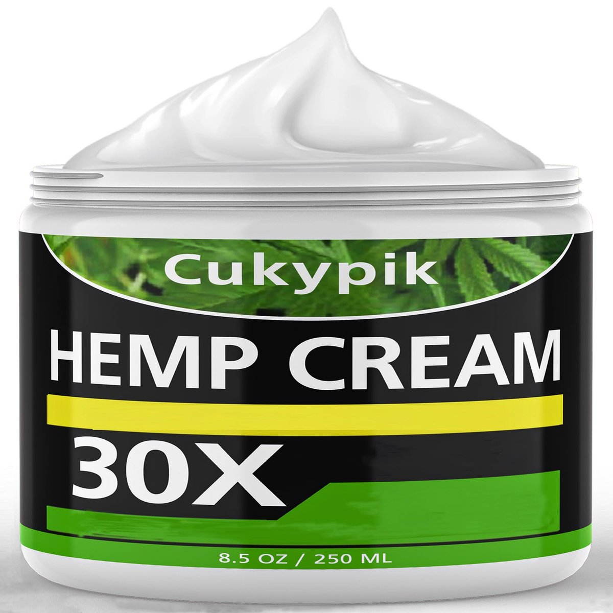 JUYIHEAL Hemp Cream 8.5oz – Natural Soothing Topical Cream with Arnica, MSM, Turmeric, Menthol & Aloe Vera Avelisse