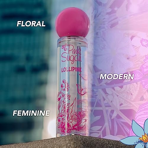 Pink Sugar Lollipink Eau De Toilette Perfume for Women – Fruity Floral Scent with Sweet Notes of Apple, Rose, and Vanilla, Long Lasting, 3.4 Fl Oz - görsel 6