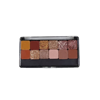 2-Pack Rectangular Mini Magnet Makeup Palette with 10 Metal Stickers - Empty Eyeshadow Blush Storage Case