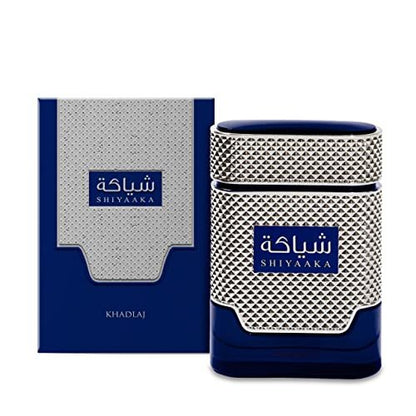 Khadlaj Shiyaaka Blue Eau De Parfum for Men - 3.4 oz | Long-Lasting Fragrance Avelisse