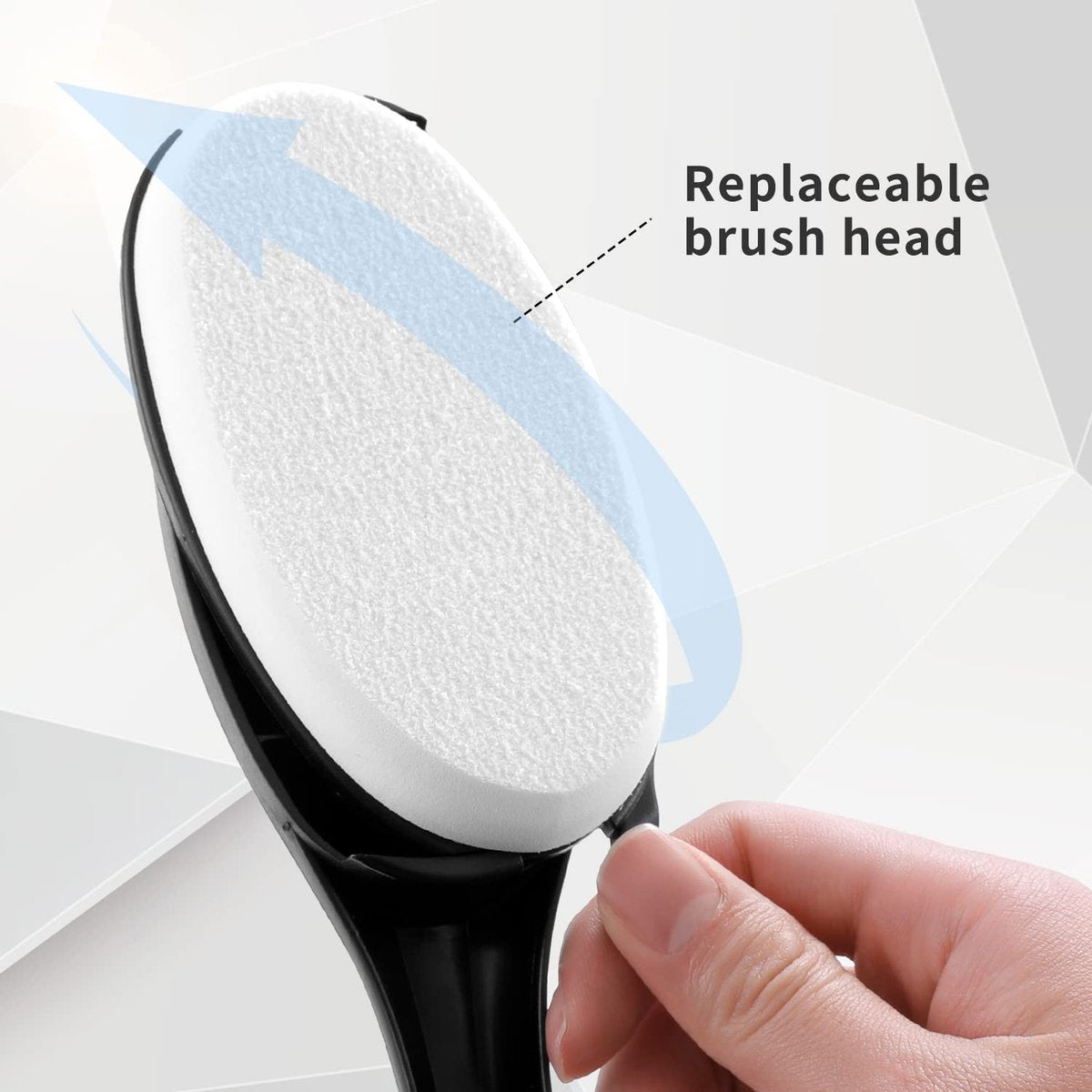 EASACE Body Brush for Back - Long Handle Bath Brush with Adjustable Head, Soft Bristles for Wet or Dry Showering Avelisse