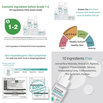 APLB Glutathione Niacinamide Ampoule Serum | LIPO GLUTA NIAC CEN™ 31.3% 1.35 FL.OZ | Korean Skincare for Long-Lasting Moisture, Improved Elasticity & Revitalized Skin Avelisse