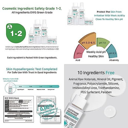 APLB Glutathione Niacinamide Ampoule Serum | LIPO GLUTA NIAC CEN™ 31.3% 1.35 FL.OZ | Korean Skincare for Long-Lasting Moisture, Improved Elasticity & Revitalized Skin Avelisse